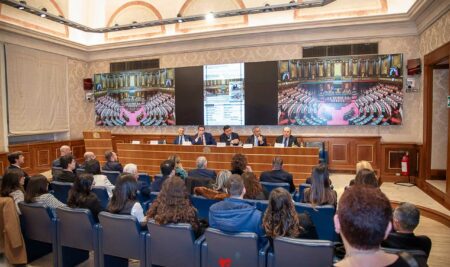 SALA PIENA AL SENATO PER LA CONFERENZA SULLA VIOLENZA AGLI OPERATORI SANITARI