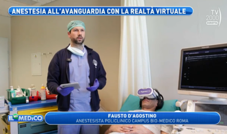 Anestesia all’avanguardia con la realtà virtuale intervista al Dott. D’Agostino