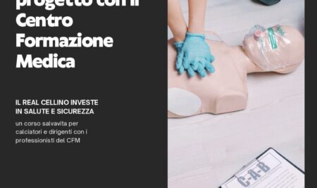 Sicurezza in campo: il Real Cellino si affida al Centro Formazione Medica